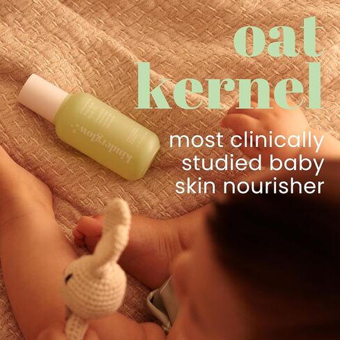Repairing Oat Blend | Non-Toxic Baby Body Oil For Dry & Eczema-Prone Skin - Post-Bath 48 Hour Moisture Lock - Oat, Squalane, Cica - Pediatrician Approve - Fragrance-Free - Sensitivity in Kuwait