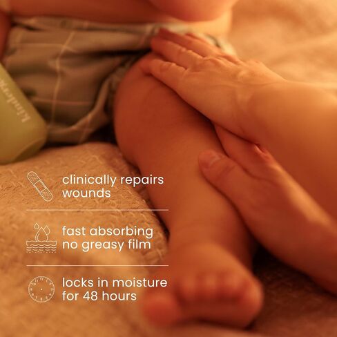 Repairing Oat Blend | Non-Toxic Baby Body Oil For Dry & Eczema-Prone Skin - Post-Bath 48 Hour Moisture Lock - Oat, Squalane, Cica - Pediatrician Approve - Fragrance-Free - Sensitivity in Kuwait