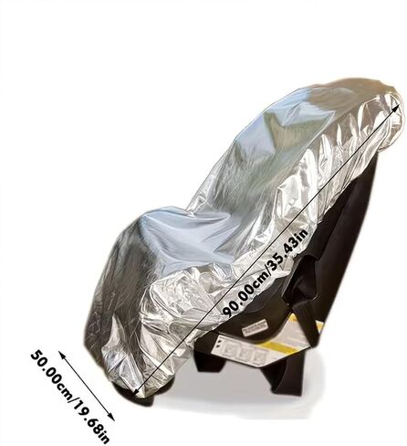 Child Car Seat Sunshade Dust,UV Blocking & Heat Insulation Protection,Universal Fit Baby Car Seat Sun Shield,Dustproof&Sun Protection Cover for Infant Toddler Car Seats in Kuwait