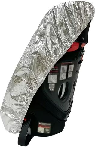 Child Car Seat Sunshade Dust,UV Blocking & Heat Insulation Protection,Universal Fit Baby Car Seat Sun Shield,Dustproof&Sun Protection Cover for Infant Toddler Car Seats in Kuwait