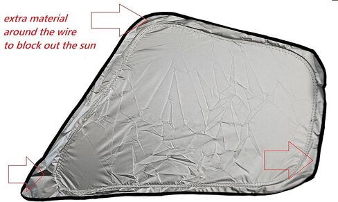 OSEI 737-800 Captain Left Seat Cockpit sunshades (Set of 4 Shades) in Kuwait
