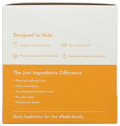Just Ingredients Orange Pineapple Electrolyte 20ct, 0.29 OZ in Kuwait