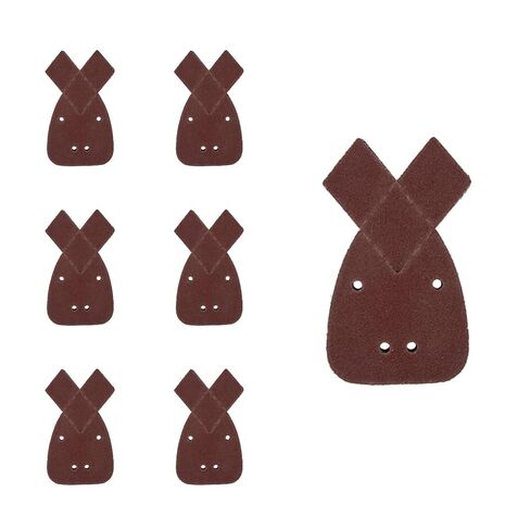 60pcs 6 Grits Mouse Detail Sander Sandpaper, Sand Paper Pads for Black and Decker Detail Sander - Hook and Loop with 2 Extra Replacement Tips, 40/60/80/120/180/240 Grits in Kuwait