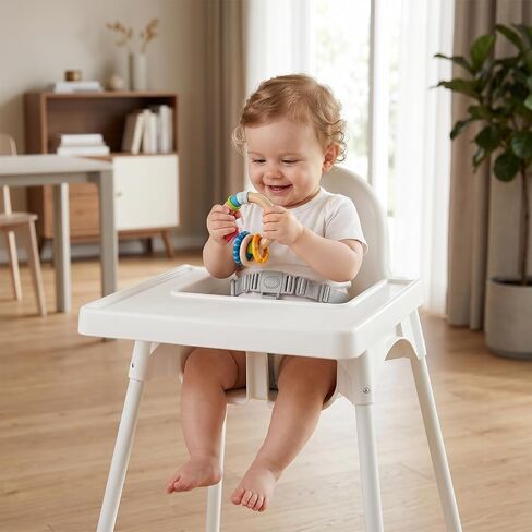 High Chair Straps Compatible with IKEA ANTILOP High Chair, Extra Strong 3-Point Adjustable Replacement Strap, Also Fit for Keekaroo High Chair in Kuwait