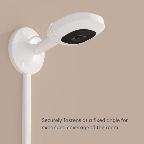 Wall Mount for Nanit Secure Wall Holder for Nanit Pro/Plus/Original Cameras, Nursery Baby Monitor Accessory, Stand with Cable Management for Baby Rooms, Playrooms, Bedroom - Camera Not Included in Kuwait