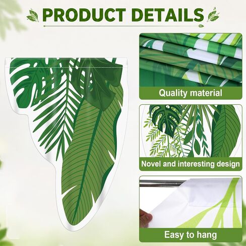 6PCS School Classroom Curtains Green Leaf Curtain Back to School Green Leaf Window Cover Greenery Classroom Decor Plant Valance Curtains Drapes for Window Daycare Primary Playroom Bedroom Decor in Kuwait