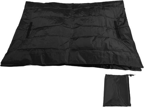 Omabeta Mattress Bag Anti Wear Protector for Moving Storage 81.9x63x15in Large Size 1 Unit (Black) in Kuwait
