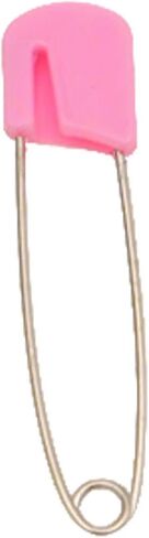 10pcs Toddler Nappy Pins with Safety Locking Closures (Large) | Stainless Steel Diaper Pins, toddler safety pins for Cloth Diapers ABS Plastic Safe Locking Closures in Kuwait
