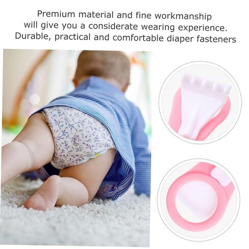 BESTonZON 10pcs Diaper Accessory Diaper Buckle Non- for Toddlers Lightweight Compact Odorless in Kuwait