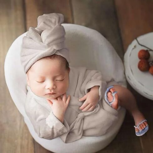 & Adjustable Newborn Bathrobe Newborn Photography Bathrobe Soft Sleepsuit for Different Body Types of Babies Gift Warm in Kuwait