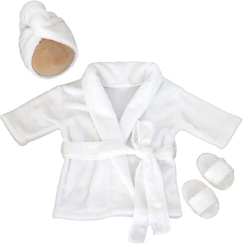Soft & Adjustable Newborn Bathrobe Photography Bathrobe Soft Sleepsuit for Different Body Types of Babies Gift Photography in Kuwait