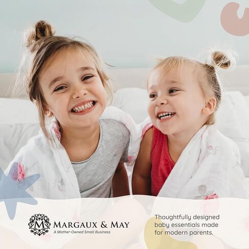 Margaux & May Pack N Play Mattress Protector – 100% Waterproof Mini Crib Mattress Protector & Playard Mattress Cover, Oeko-TEX® Certified, Soft Noiseless Protection, 39" x 27" in Kuwait