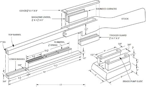 Crossbow Plans - Build Your Own Repeating Wood Crossbow for Outdoor Hunting and Archery in Kuwait