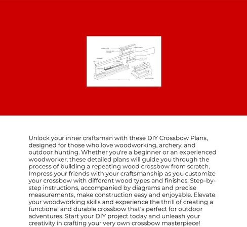 Crossbow Plans - Build Your Own Repeating Wood Crossbow for Outdoor Hunting and Archery in Kuwait