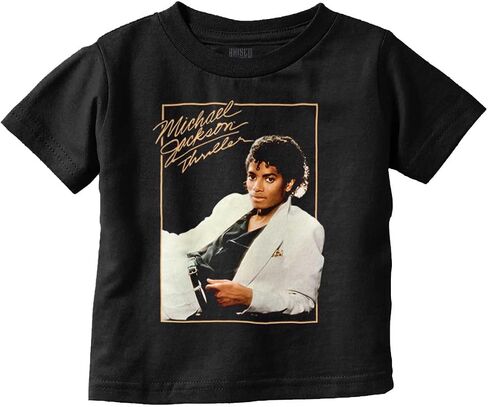 Michael Jackson Thriller Album Cover Toddler Baby Graphic T Shirt in Kuwait
