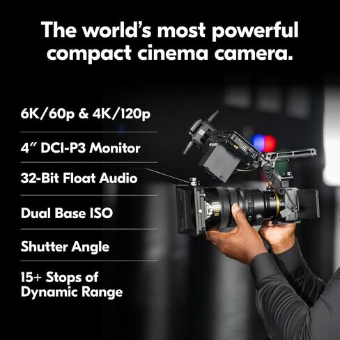 Nikon ZR Cinema Camera 6K Full-Frame with 24-50mm Lens Kit, RED Color Science, Deco Gear Photography Bag, Microphone, Monopod, 128GB Memory Card, Software & Accessories, USA Warranty in Kuwait