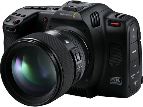 Blackmagic Design Cinema Camera 6K for L Mount (BM-CINECAM60KLFL) Bundle with NPF550 Battery + Cleaning Kit in Kuwait