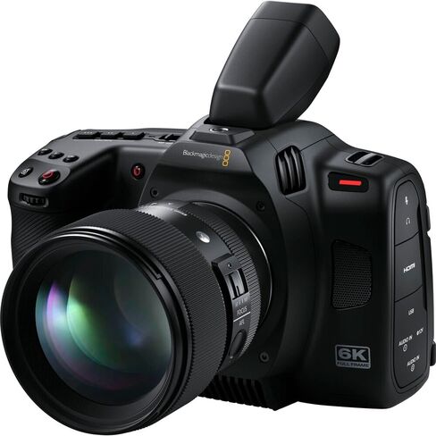 Blackmagic Design Cinema Camera 6K for L Mount (BM-CINECAM60KLFL) Bundle with NPF550 Battery + Cleaning Kit in Kuwait
