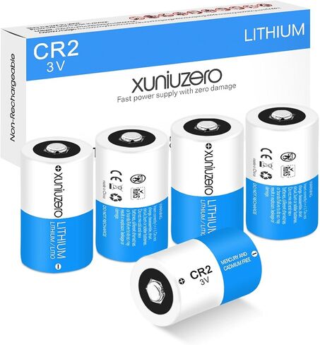 CR2 3V Lithium Batteries (4-Pack) CR2 3 Volt 1000mAh High Power Battery Long-Lasting for Video and Photo Cameras Lighting Equipment and More in Kuwait