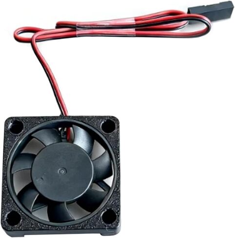 Video Transmission Mount Bracket Camera Holder for DJI O4 Air Unit | 3D Printed PETG Camera Gimbal Fixed Bracket with 5V 14000RPM Cooling Fan for FPV Drone/RC Car in Kuwait