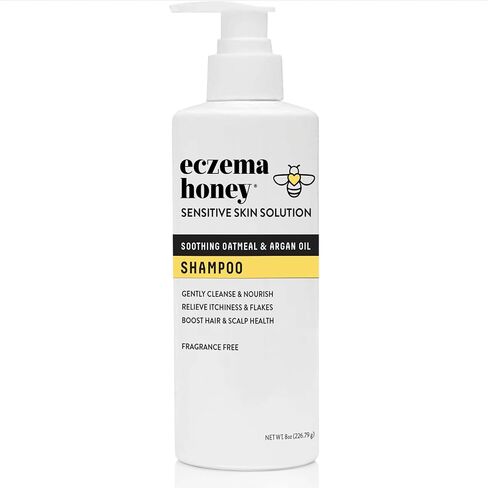 ECZEMA HONEY Nourishing Shampoo - Helps with Psoriasis, Dermatitis, & Flaking - Daily Dandruff Shampoo & Scalp Care - Itchy Scalp Treatment for Men, Women & Kids (8 Oz) in Kuwait
