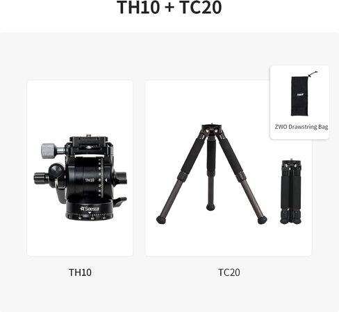 Seestar S30 Pro Smart Telescope Bundle with TH10 Head & TC20 Tripod, EQ Mode Supported in Kuwait