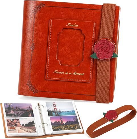 240 Pockets Photo Album For Polaroid Pictures, The Perfect Instax Mini Compatible Photo Book To Store Picture Or Trading, Instax Wide Photos Album For Women Girls(Rose) in Kuwait