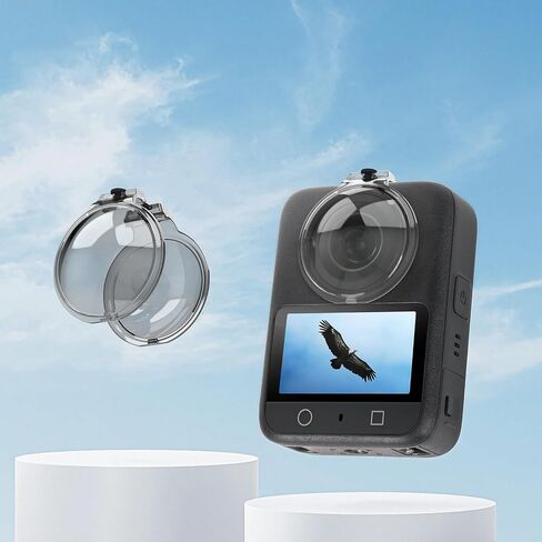 One-Piece Lens Protector For DJI OSMO 360 Integrated Lens Cover Panoramic Camera Scratch-Resistant Protective Cover in Kuwait