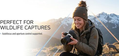 E-Z Auto Focus Adapter for Sony E to Nikon Z Mount | Convert Sony E to Nikon Z with full AF, IS, EXIF, CNC alloy, zero image loss, fits Z5/Z6/Z7/Z8/Zfc. in Kuwait