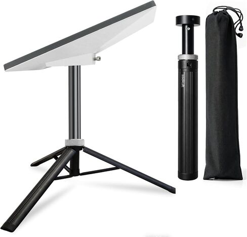 Aluminum Starlink Mini Tripod Accessories, Saekult Portable Stable Mount Stand Compatible with Starlink Mini New & Old Models for Camping, RVing, Boating & Roof Setup (Mount with Tripod) in Kuwait