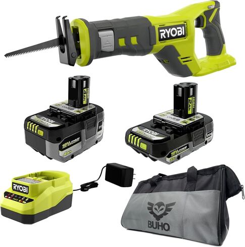 18V Reciprocating Saw Kit with 2 Batteries, Charger & Bag in Kuwait