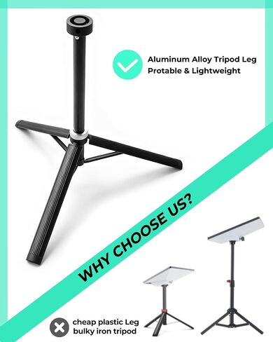 Aluminum Starlink Mini Tripod Accessories, Saekult Portable Stable Mount Stand Compatible with Starlink Mini New & Old Models for Camping, RVing, Boating & Roof Setup (Mount with Tripod) in Kuwait