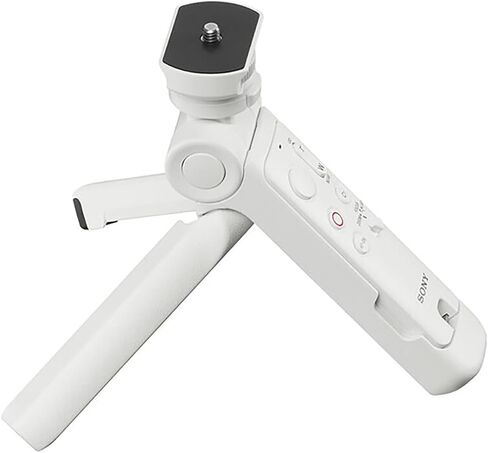 Sony Gp VPT3 Wireless Shooting Grip Tripod with Detachable Remote (White) | 3-in-1 Shooting Grip and Tripod with Detachable Rmt-Vp2 Bluetooth Remote, Supports Up to 1.5 Kg, Dust and Moisture Resistant in Kuwait