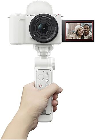 Sony Gp VPT3 Wireless Shooting Grip Tripod with Detachable Remote (White) | 3-in-1 Shooting Grip and Tripod with Detachable Rmt-Vp2 Bluetooth Remote, Supports Up to 1.5 Kg, Dust and Moisture Resistant in Kuwait