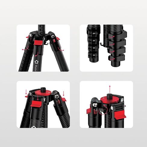 Matterport Portable Tripod Camera Stand Extendable Up to 59" Universal Four Section Professional Tripod Mount Compatible with Matterport Pro3 Camera and All Cameras in Kuwait