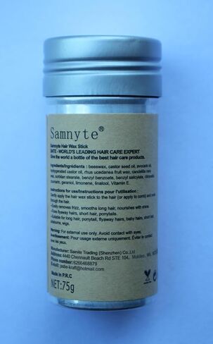 Samnyte Hair Wax Stick, Gel Tamer for Flyaways, Nourishing Slick Stick Pomade for Women & Kids, Slick Back & Styling Cream, Hair Styling Accessories for Teen Girls Gifts, 2.7 Fl Oz | Nourishing in Kuwait
