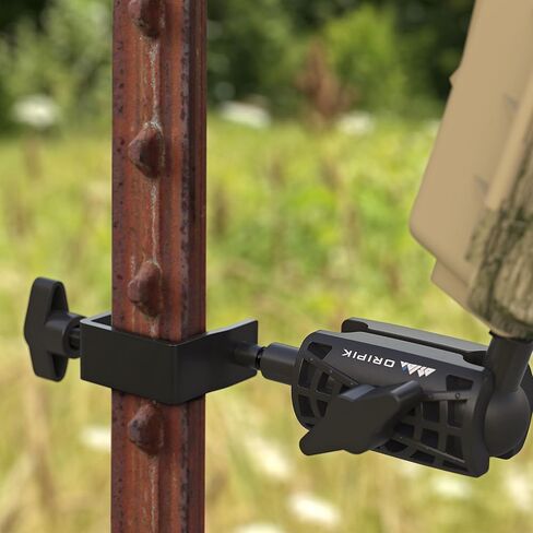 T Post Trail Camera Mount, T-Post Trail Camera Holder with 360° Adjustable Ball Head, Tool-Free 1/4"-20 Game Camera Mounting Bracket for Hunting, Wildlife, Farm Security, 4 Packs in Kuwait
