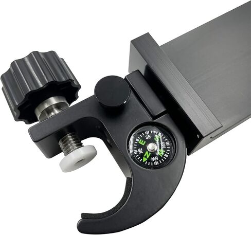 Heavy Duty Survey Pole GPS Tablet Clamp w Compass for iPad mini, 4.9"-5.9" | Sturdy claw bracket, adjustable width 11.5cm-15cm, built-in compass, mount for tablet & survey data collectors in Kuwait