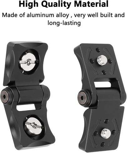 CAMVATE Mini Hinged L-Bracket with 1/4"-20 Anti-Twist Accessory Mount | for Wireless Transmitter/Monitor in Kuwait