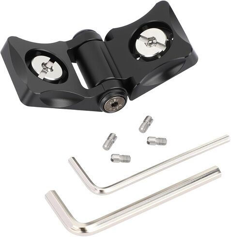 CAMVATE Mini Hinged L-Bracket with 1/4"-20 Anti-Twist Accessory Mount | for Wireless Transmitter/Monitor in Kuwait