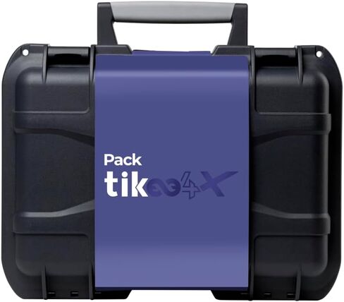 Enlaps Pack Tikee 4X with Hard case - 12MP 6K Autonomous Timelapse Camera and Accessories, 220° Panoramic Angle, Solar Panel, 4G/LTE WiFi, Remote Monitoring, Weatherproof IP66, Ideal for Construction in Kuwait