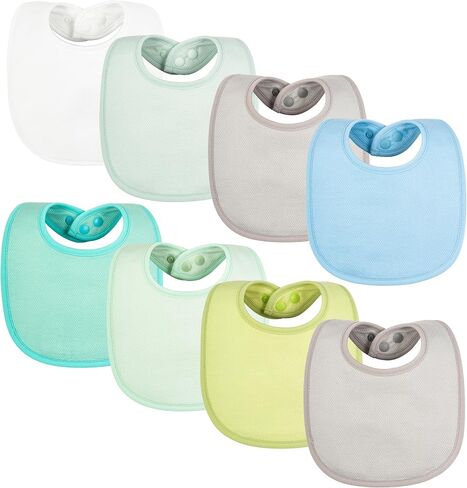 Tiny Twinkle Baby Feeding Bibs - Waterproof and Absorbent Infant Drool and Feeding Baby Bibs in Kuwait
