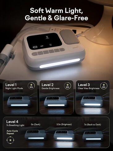 GROWNSY Electric Nasal Aspirator for Baby, Baby Nose Sucker with Hospital-Grade Suction, One-Touch Boost Mode, Large 70ml Collection Chamber, Smart Soothing System with 18 Sounds & 4-Mode Light in Kuwait