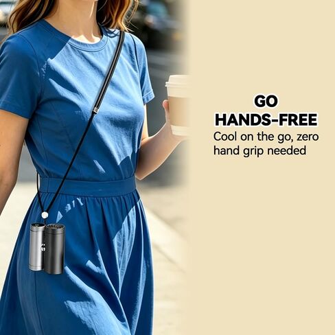 VANEST Adjustable Crossbody Strap Compatible with Shark ChillPill Portable Fan, Lanyard Adjustable Buckle Anti-Theft & Ant-Drop, Hands Free Portable Fan Accessories for Daily & Outdoor Activities in Kuwait