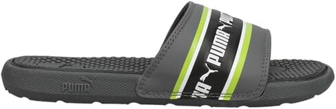 PUMA Kids Boys Cool Cat Stripe Repeat Bx Slide Casual Sandals Casual - Grey in Kuwait