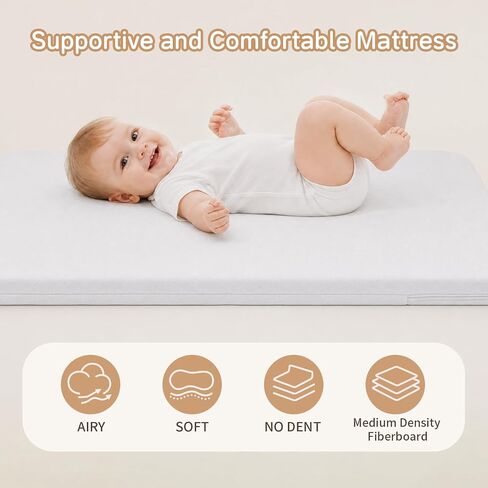 Baby Bassinet, 3 in 1 Bedside Bassinets for Baby, 6 Height Adjustable Bassinet Bedside Sleeper with Mattress, Breathable Mesh, Lockable Univesal Wheels, Storage Basket, Easy to Assemble（Khaki） in Kuwait