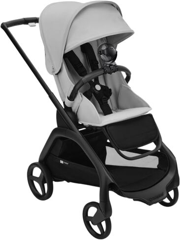 Hoovy Stroller Fan with Flexible Tripod Legs – Portable Rechargeable Baby Fan, 360° Rotating Clip-On Fan for Stroller, Car Seat & Crib, 3-Speed Adjustable Cooling – Black in Kuwait