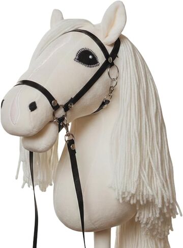WALIKI Premium Stick Horse for Kids, Teens & Adults | 30" Plush Hobby Horse with Wooden Handle | Pretend Play Cowboy & Cowgirl Pony | Hobby Horse Competition Toy in Kuwait