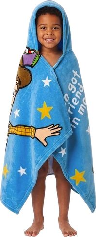 Disney Toy Story Towel, Woody and Buzz Lightyear Boys Towel, Hooded Kids Towels, One Size in Kuwait