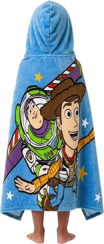 Disney Toy Story Towel, Woody and Buzz Lightyear Boys Towel, Hooded Kids Towels, One Size in Kuwait